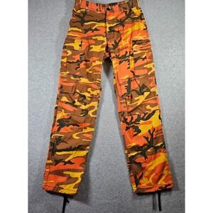 Rothco BDU Sz 27-31 Brown/orange/yellow Camouflage Tactical Combat‎ Cargo Pants